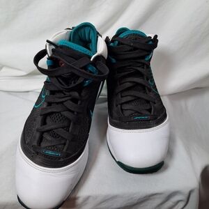 Black and White High-Top Sneakers Nike Air James